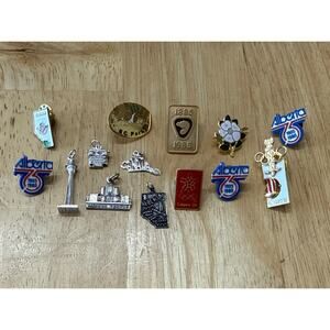 Vintage Lot Of Misc Canada Souvenir Tourist Lapel Pins Shirt Pins Brooch Jewelry